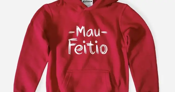 Sweatshirt Capuz Mau Feitio Para Crian A Wishirt