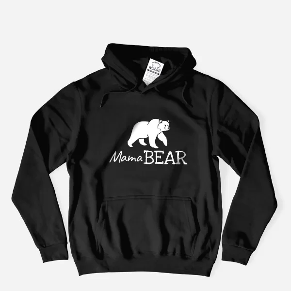 Mama Bear Women s Large Size Hoodie Wishirt T shirts