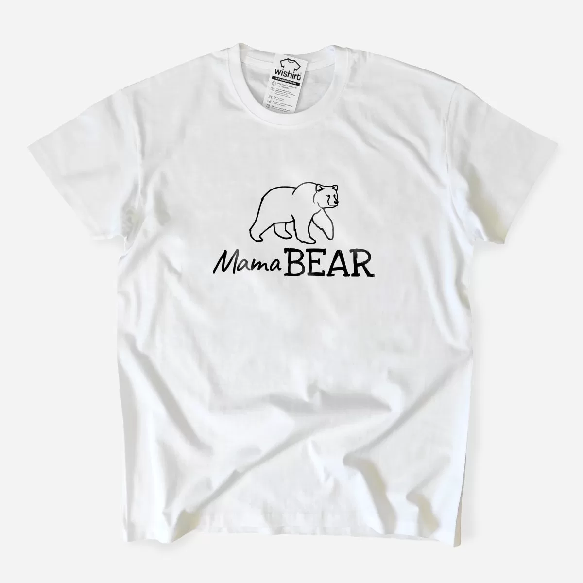 Mama Bear Tiny Bear Matching Hoodies - Wishirt T-shirts