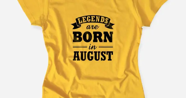 Camiseta T-shirt feminina Born To Be Amarela