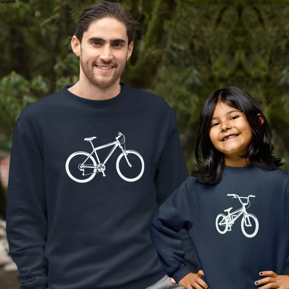 Sweatshirt com Desenho de Bicicleta para Mulher - Wishirt