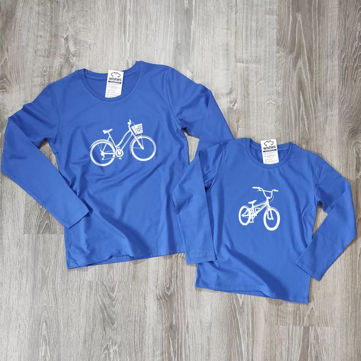 T-shirt com Desenho de Bicicleta para Homem - Wishirt