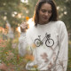 Conjunto Sweatshirts a Combinar para Mãe e Filha Bicicletas