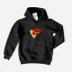 Sweatshirt com Capuz Fatia de Pizza para Criança