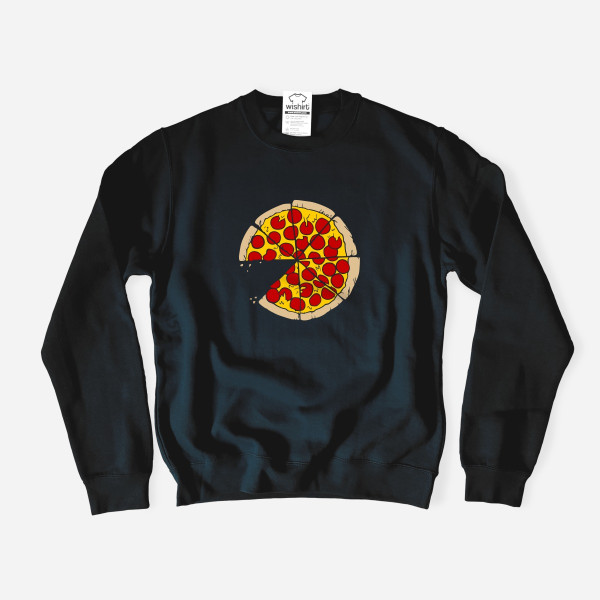 Pizza Large Size Sweatshirt