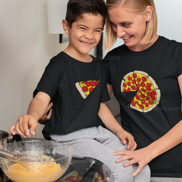 T-shirt Fatia de Pizza para Criança