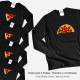 Pizza Large Size Long Sleeve T-shirt