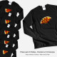 Pizza Large Size Long Sleeve T-shirt