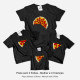 Matching T-shirt Set for Mother and Child Pizza