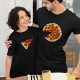 Matching T-shirt Set for Father and Child Pizza