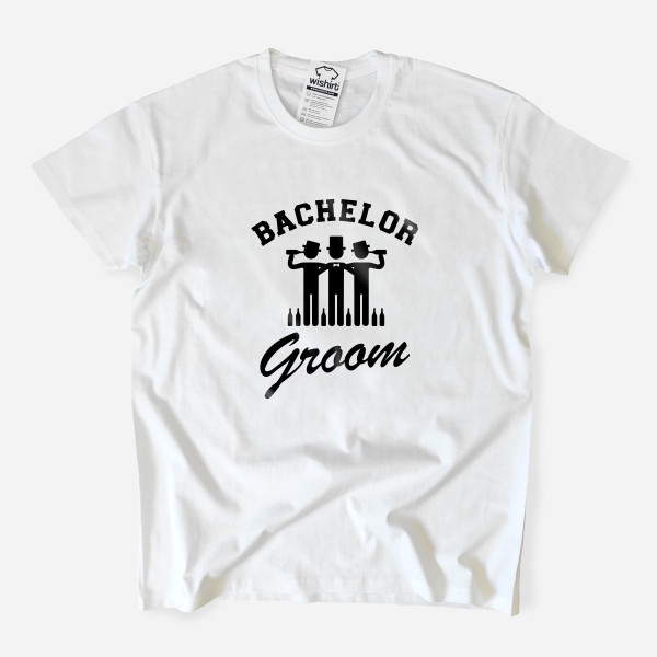 Conjunto de T-shirts Bachelor Support Team - Groom