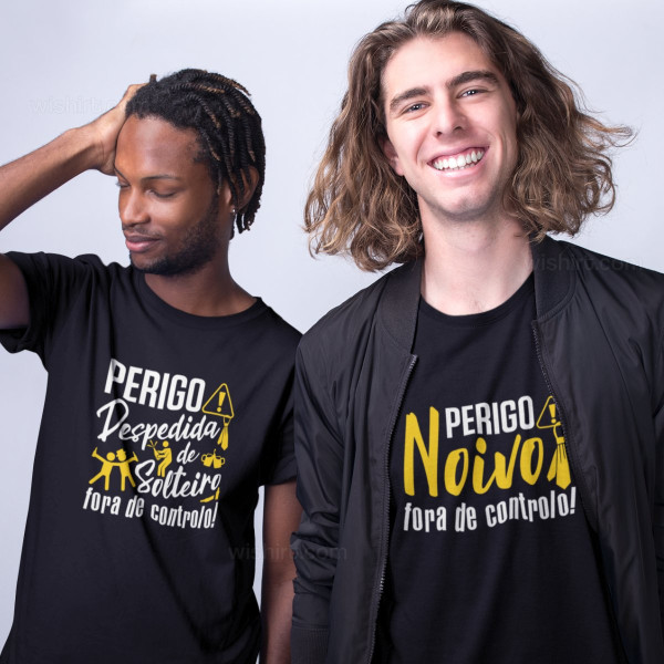 T-shirt Perigo Noivo Fora de Controlo