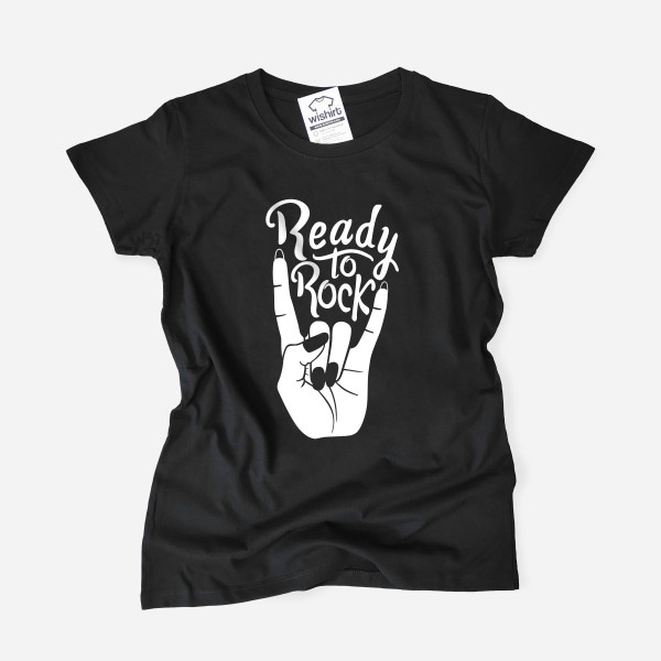 Bachelorette Party T-shirt for Friends Ready to Rock