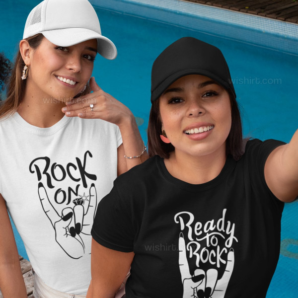 Pack T-shirts Despedida Solteira Noiva e Amigas Rock On