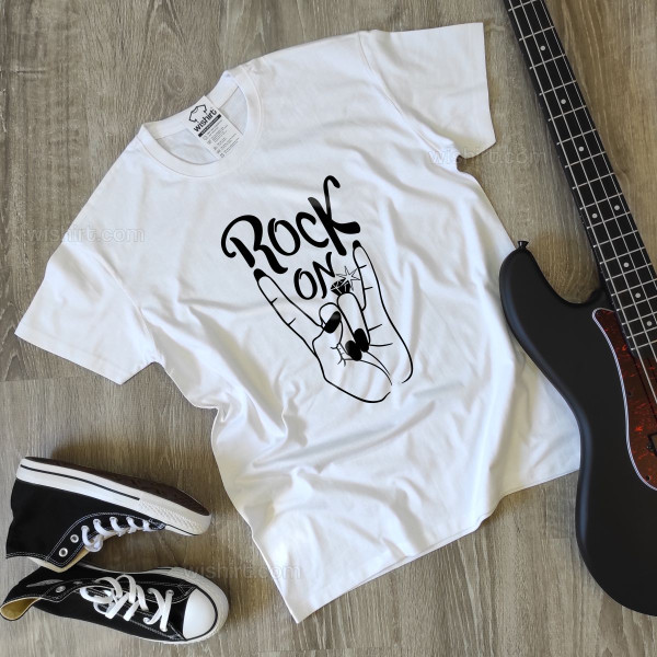 T-shirt Plus Size Despedida de Solteira para Noiva Rock On