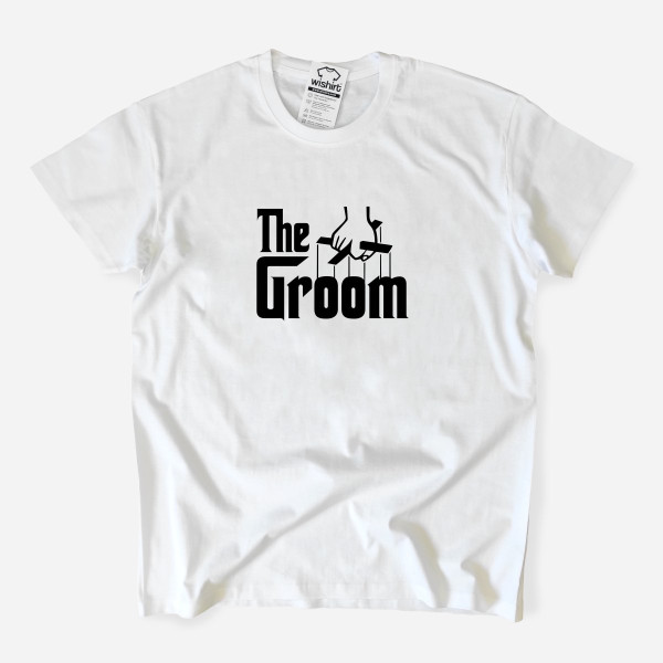 T-shirt Tamanho Grande The Groom para Despedida de Solteiro