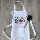 Besties Since Mother and Daughter Aprons - Custom Year