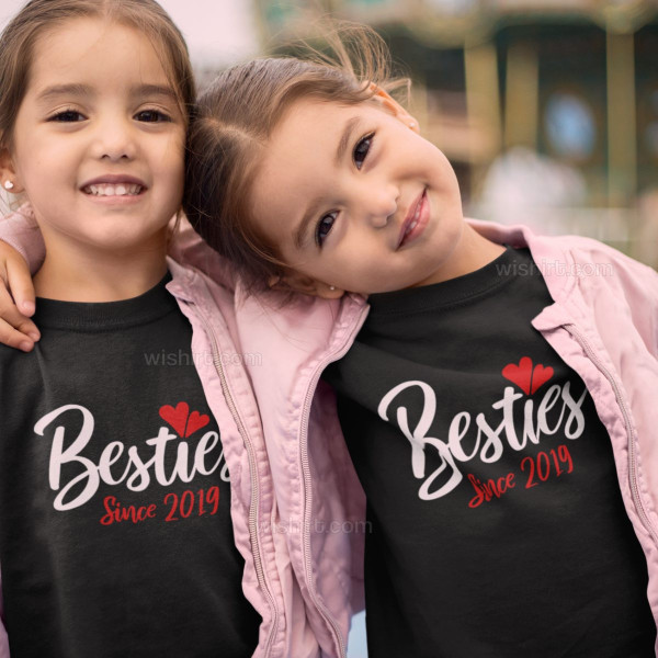 Sweatshirts Mãe e Filha Besties Since - Ano Personalizável