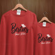 Sweatshirt Besties Since - Ano Personalizável