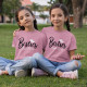 Twin Sisters Besties Since Year Customizable T-shirt Pack