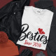 Besties Since Plus Size Long Sleeve T-shirt - Custom Year