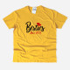 T-shirt Tamanho Grande Besties Since - Ano Personalizável