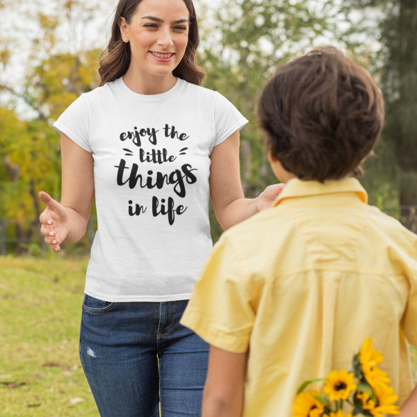 Mother and Son Matching T-shirt Set Little Things