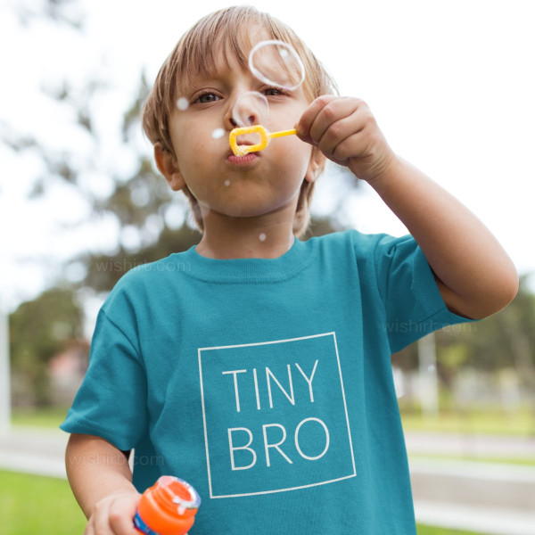 Conjunto de T-shirts para Irmãos BIG BRO - TINY SIS