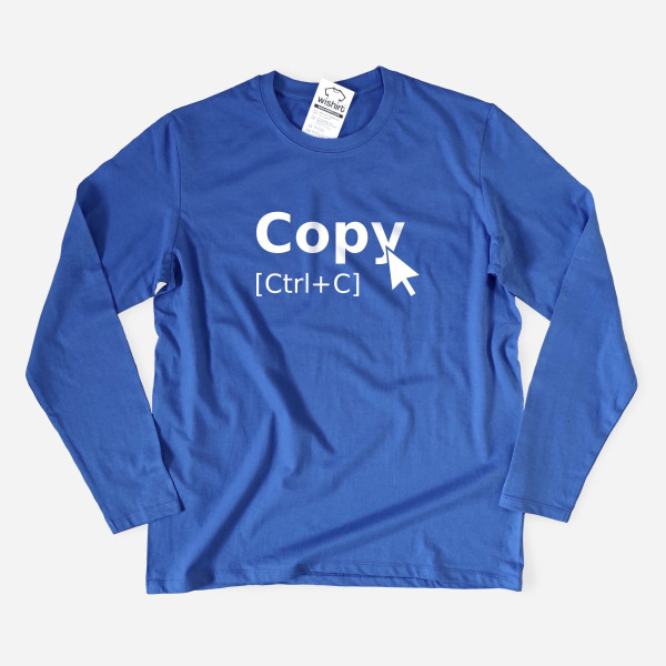 Matching Long Sleeve T-shirt Set Father and Son Copy Paste