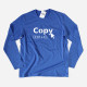 Copy Ctrl+C Large Size Long Sleeve T-shirt