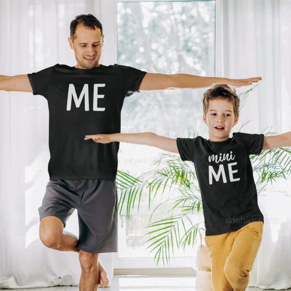 me mini me shirts dad son