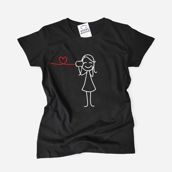T-shirt Say You Love Me para Mulher