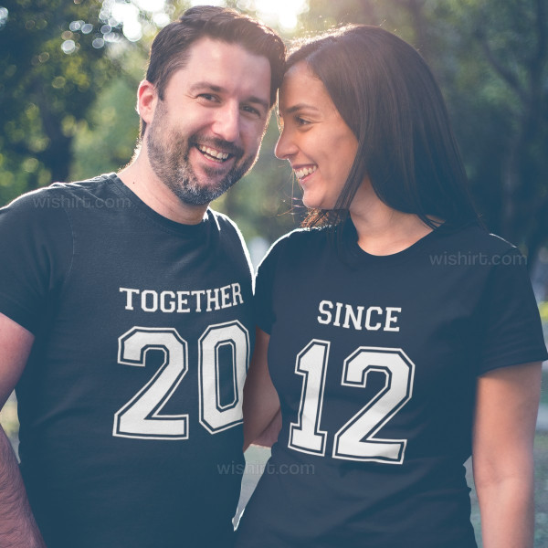 Together Since Men's T-shirt - Customizable Year