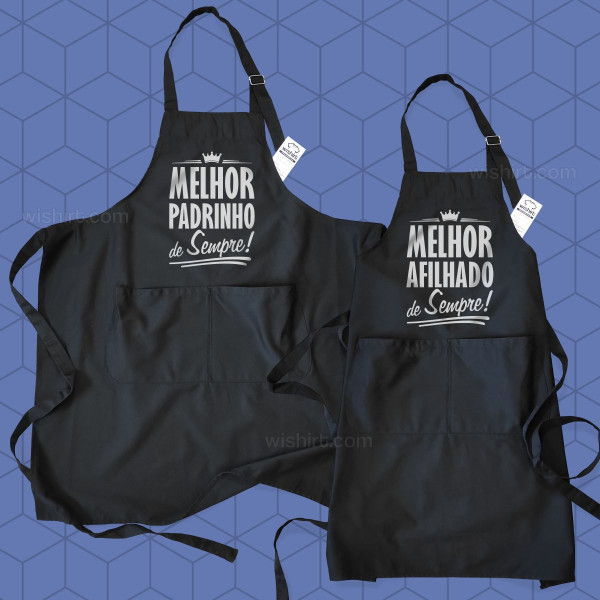 Melhor Padrinho de Sempre Apron