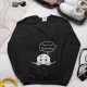 Sweatshirt para Grávida Vejo-te em - Mês Personalizável