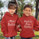 Conjunto de Sweatshirts com Capuz Mau Feitio para Irmãs