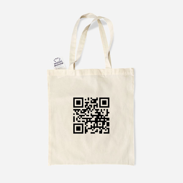 Saco de Pano QR Code Personalizável