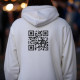 Sweatshirt com Capuz QR Code Personalizável