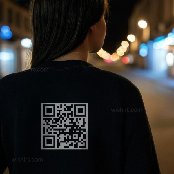 Customizable QR Code Sweatshirt