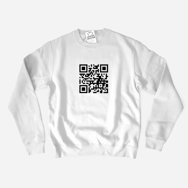 Customizable QR Code Sweatshirt