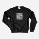 Sweatshirt Tamanho Grande QR Code Personalizável