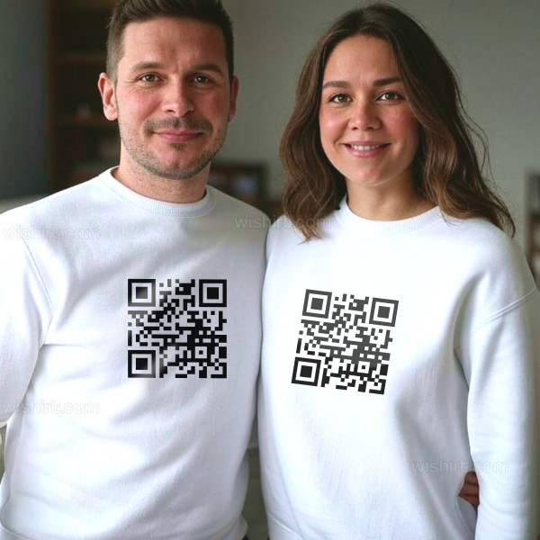 Sweatshirt QR Code Personalizável