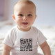 T-shirt QR Code Personalizável para Bebé