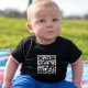 Customizable QR Code T-shirt for Baby