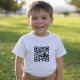 T-shirt QR Code Personalizável para Criança