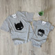 Batkid and Sidekick Matching Babygrow Set for Brothers