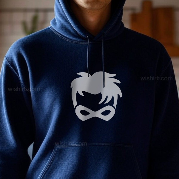 Sweatshirt com Capuz Tamanho Grande Batdad para Homem