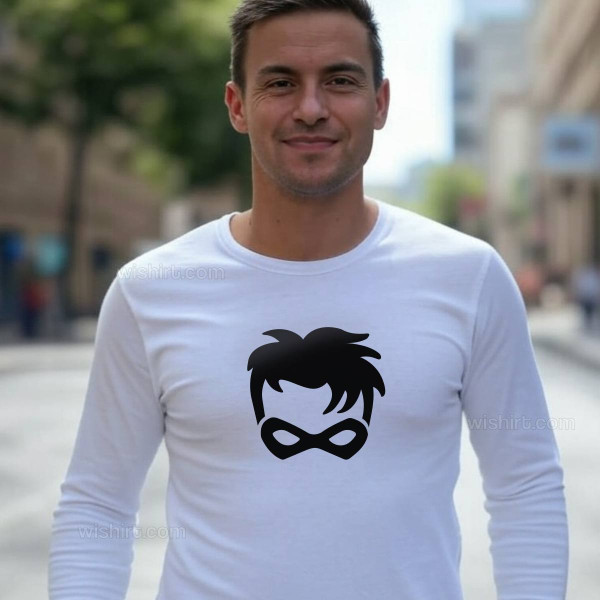 T-shirt Manga Comprida Batdad para Homem