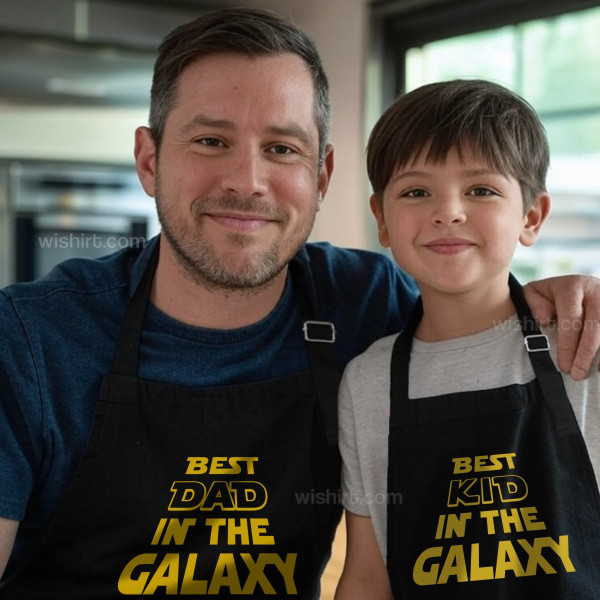 Best Dad in the Galaxy Apron