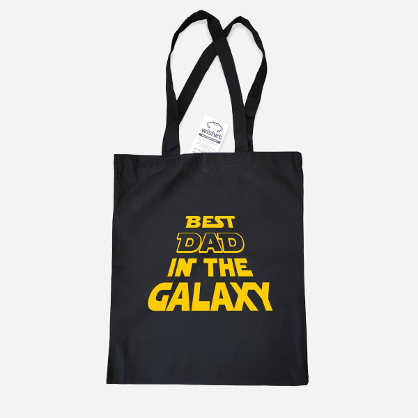 Best Dad in the Galaxy Cloth Bag